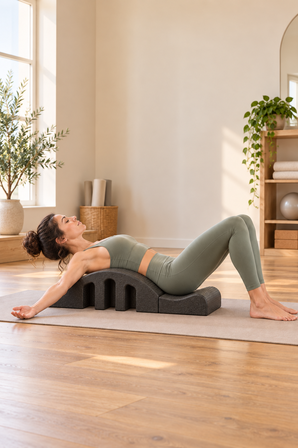 Esercizio con Pilates Arc