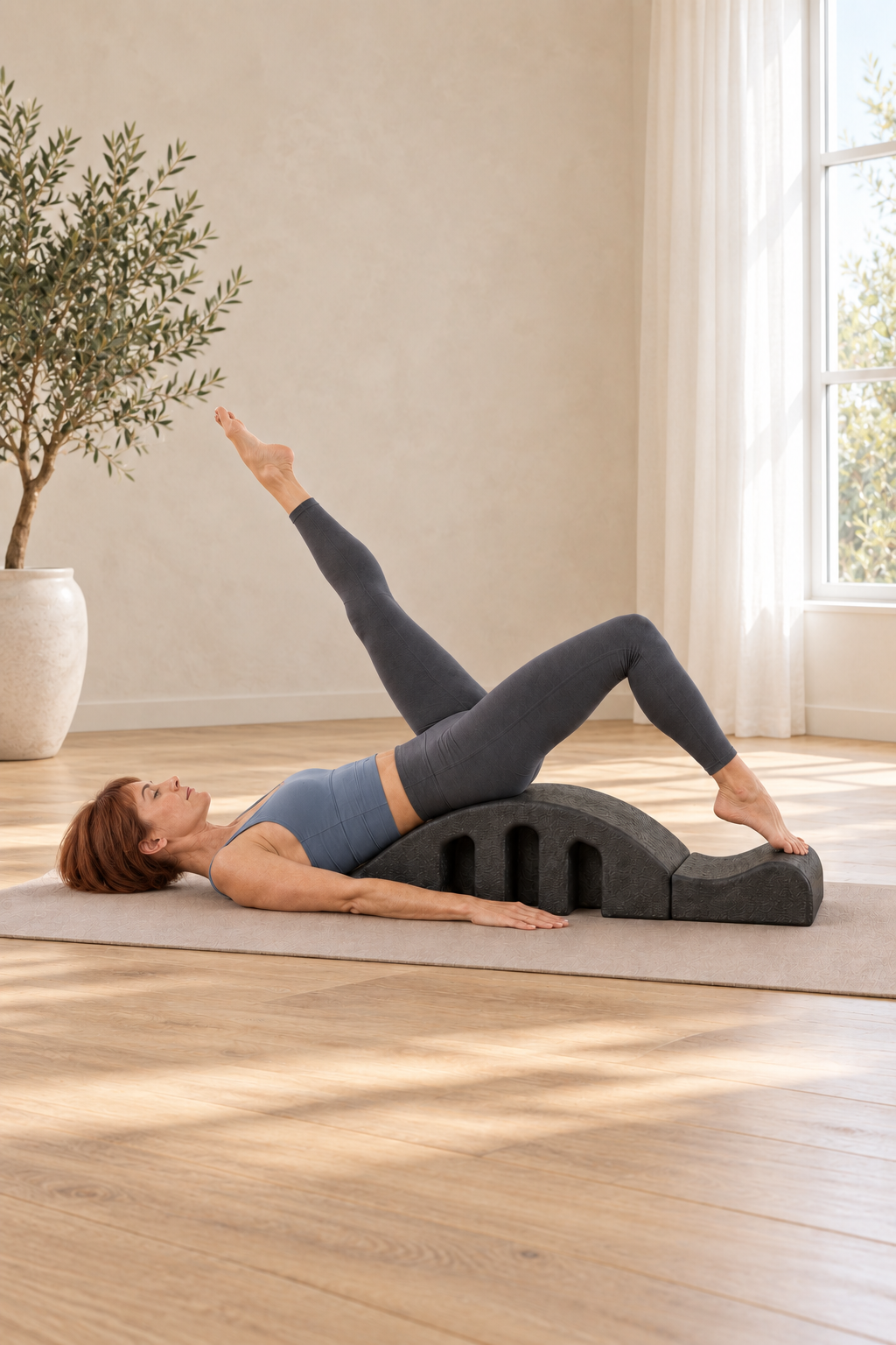 Esercizio con Pilates Arc